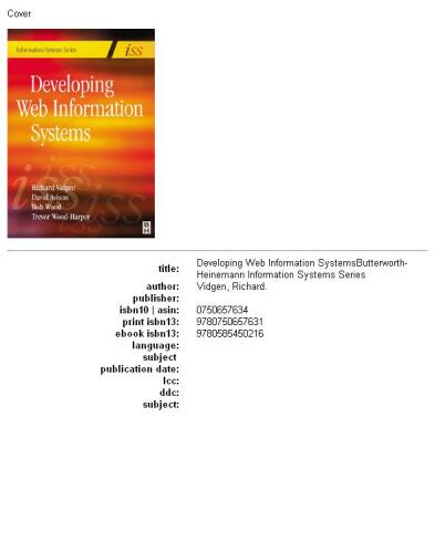 ﻿توسعه سیستم های اطلاعات وب: از استراتژی تا اجرا