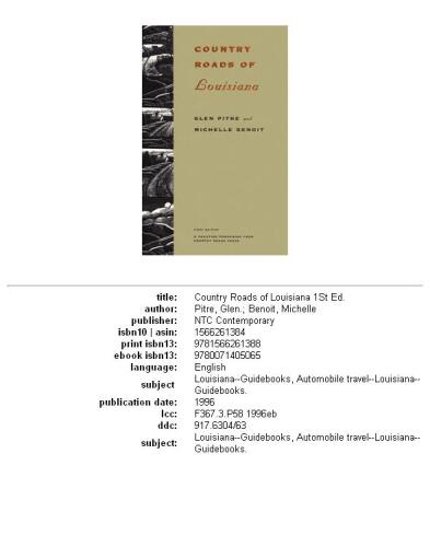 ﻿جاده های کشور لوئیزیانا (جاده های کشور...)