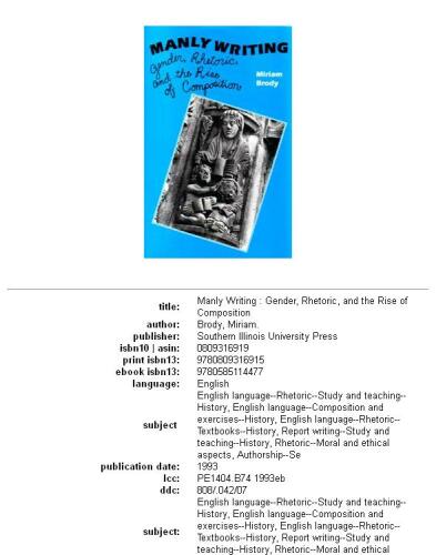 ﻿مردانه نویسی: جنسیت، بلاغت و ظهور ترکیب