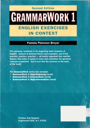 ﻿GrammarWork 1: English Exercis in Context