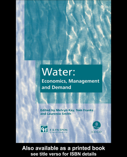 ﻿آب: اقتصاد، مدیریت و تقاضا