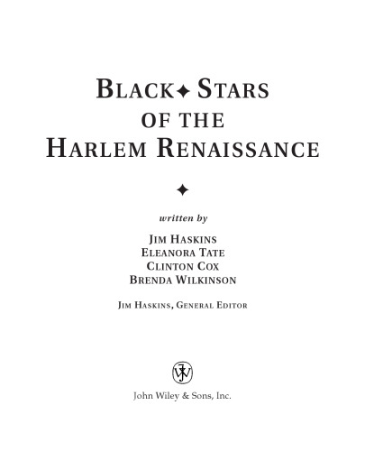 ﻿ستاره های سیاه رنسانس هارلم