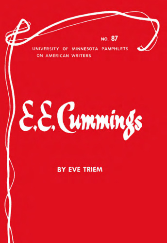 ﻿E.E. Cummings (جزوه هایی در مورد نویسندگان آمریکایی)