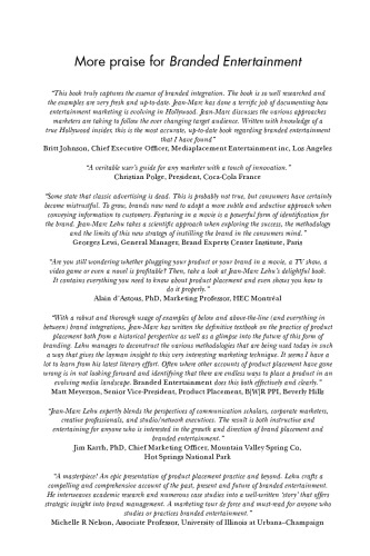 ﻿سرگرمی با نام تجاری: قرار دادن محصول و استراتژی برند در تجارت سرگرمی