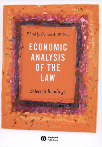 ﻿تحلیل اقتصادی قانون: قرائت های منتخب