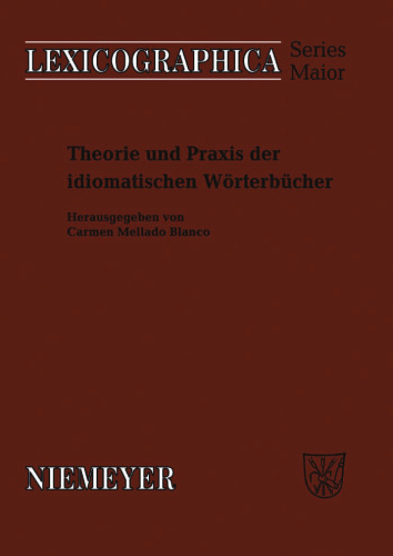 ﻿تئوری و عمل لغت نامه های اصطلاحی (Lexicographica Series Maior)
