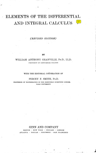 ﻿عناصر حساب دیفرانسیل و انتگرال