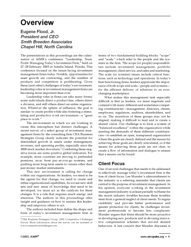 ﻿مدیریت شرکت های سرمایه گذاری امروزی