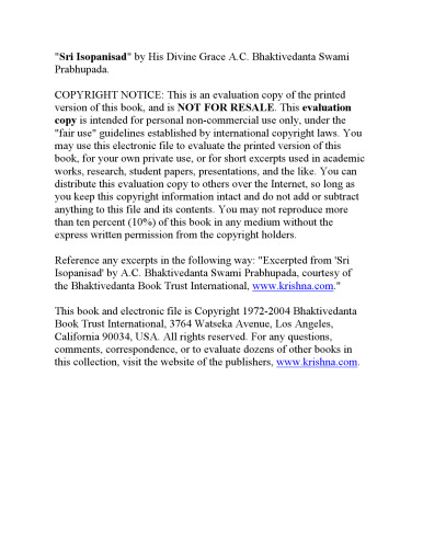 ﻿سری ایزوپانی‌صاد: دانشی که فرد را به شخصیت اعلای الوهیت، کرشنا نزدیک‌تر می‌کند.