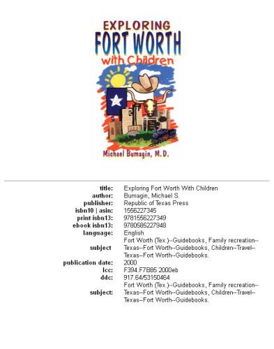 ﻿کاوش در فورت ورث با کودکان