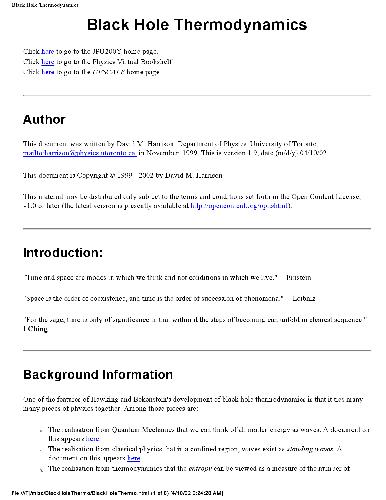 ﻿ترمودینامیک سیاهچاله