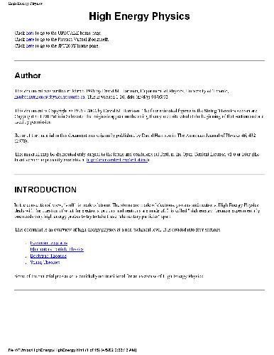 فیزیک انرژی بالا