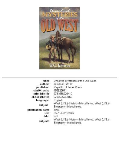 ﻿رازهای حل نشده غرب قدیم