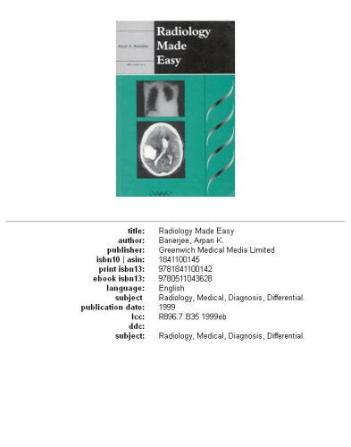 ﻿رادیولوژی آسان شد