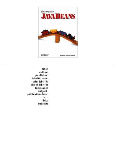 ﻿JavaBeans سازمانی