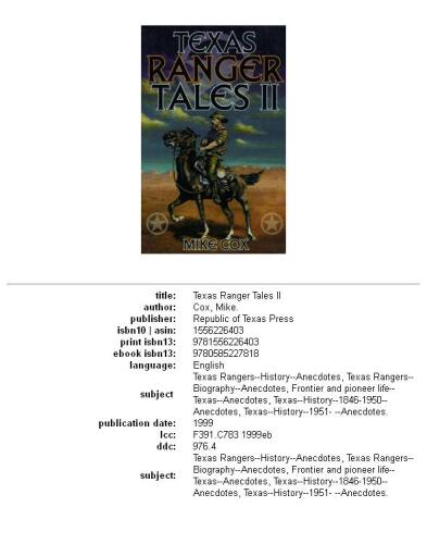 ﻿تگزاس رنجر Tales II