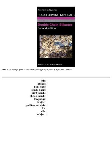 ﻿سیلیکات های دو زنجیره ای (کانی های تشکیل دهنده سنگ) (v. 2B)