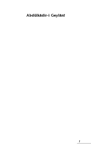 ﻿عبدالقادر جیلانی: زندگی، آثار، نظرات او