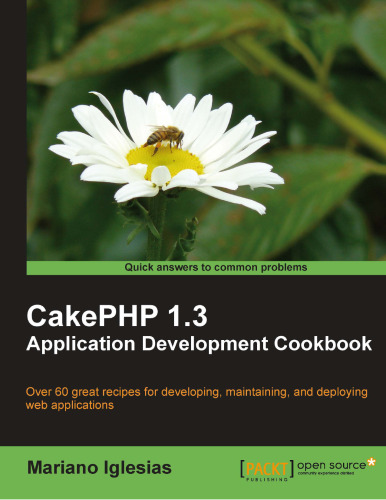 ﻿کتاب آشپزی توسعه برنامه CakePHP 1.3