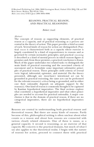 ﻿دلایل، دلیل عملی، و استدلال عملی