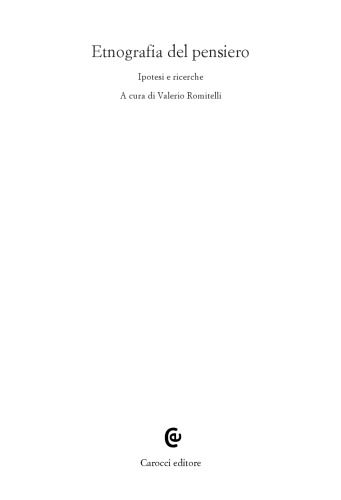 ﻿مردم نگاری اندیشه. فرضیه ها و تحقیقات