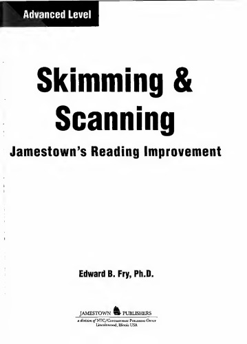 ﻿Skimming & Scanning: پیشرفته