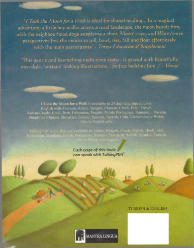 ﻿من ماه را برای پیاده روی گرفتم (نسخه انگلیسی و ترکی)