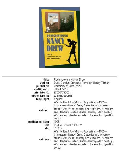 ﻿کشف مجدد نانسی درو