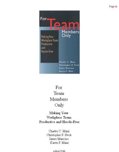 ﻿فقط برای اعضای تیم: تیم محل کار خود را سازنده و بدون دردسر کنید