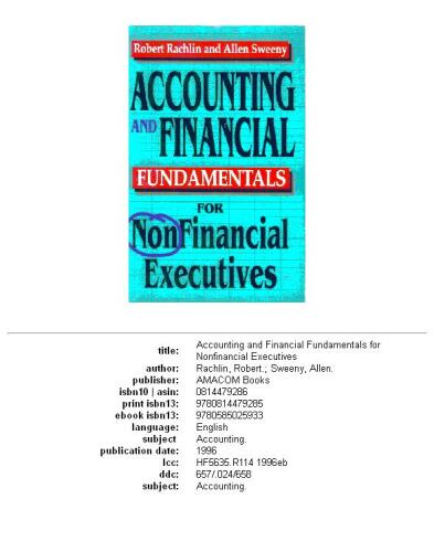 ﻿مبانی حسابداری و مالی برای مدیران غیر مالی
