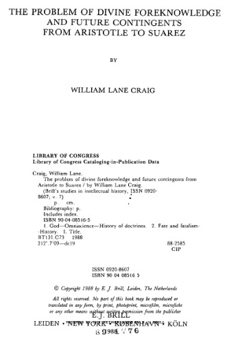 ﻿مسئله علم پیشین الهی و ممکنات آینده از ارسطو تا سوارز