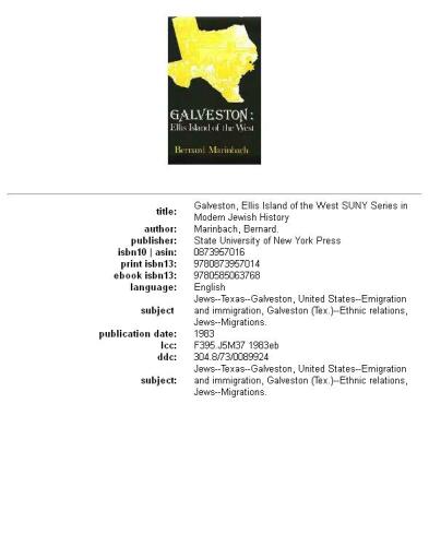 ﻿گالوستون: جزیره الیس در غرب