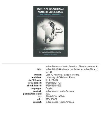 ﻿رقص های سرخپوستان آمریکای شمالی: اهمیت آنها در زندگی سرخپوستان (تمدن سریال سرخپوستان آمریکایی)