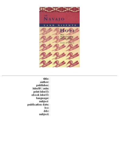 ﻿اختلاف سرزمین ناواهو-هوپی: یک تراژدی آمریکایی