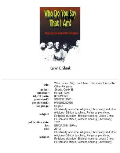 ﻿چه کسی می گویی که من هستم ؟: مسیحیان با ادیان دیگر روبرو می شوند