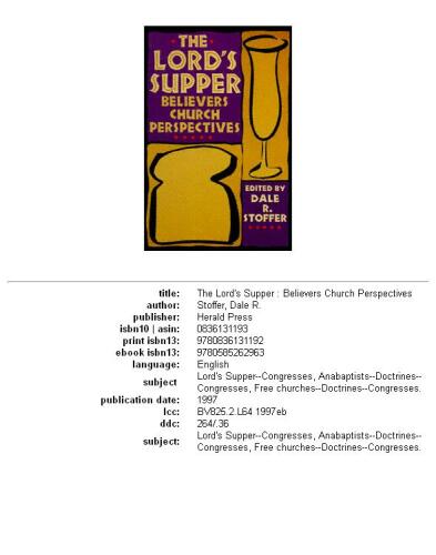 ﻿شام خداوند: دیدگاه های کلیسای مؤمنان