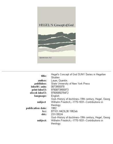 ﻿مفهوم هگل از خدا