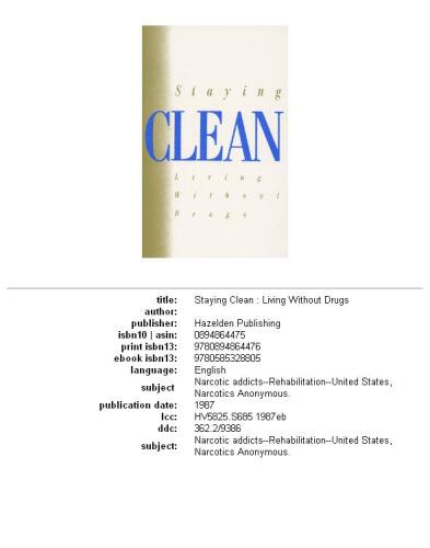 ﻿پاک ماندن: زندگی بدون مواد مخدر