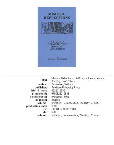 ﻿تأملات تقلیدی: مطالعه ای در هرمنوتیک، الهیات و اخلاق