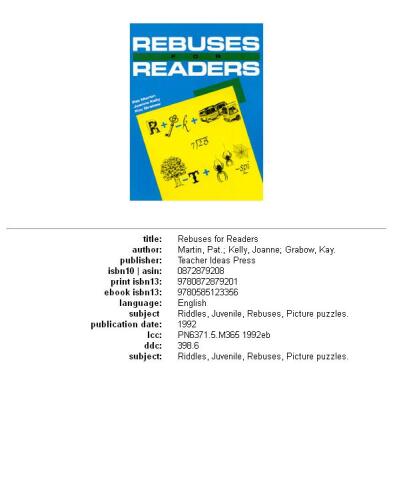 ﻿Rebuses برای خوانندگان