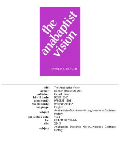 ﻿چشم انداز آناباپتیست