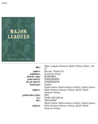 ﻿لیگ های بزرگ