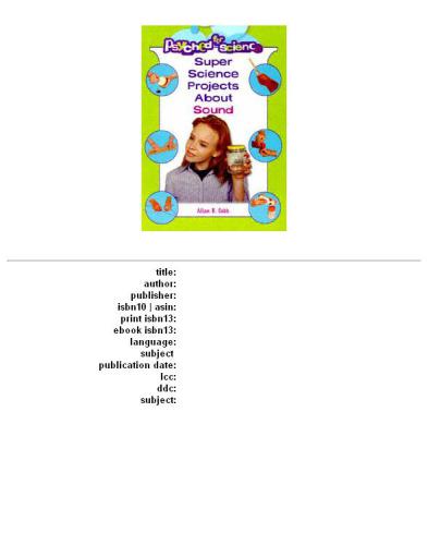 ﻿پروژه های علمی فوق العاده درباره صدا (Psyched for Science)