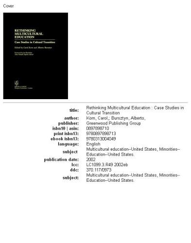 ﻿بازاندیشی آموزش چندفرهنگی: مطالعات موردی در گذار فرهنگی