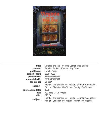 ﻿ویرجینیا و تین وان (بندر، استر، سری درخت لیمو.)