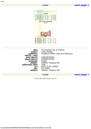 ﻿زندگی معنوی کودکان