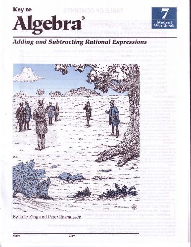 کلید برای جبر کتاب 7 اضافه کردن و تفریق عبارات عقلانی