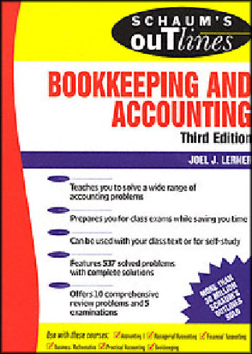 ﻿طرح کلی حسابداری و حسابداری Schaum، ویرایش سوم
