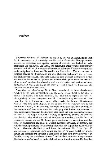 ﻿کتابچه راهنمای آمار. طبقه بندی، تشخیص الگو و کاهش ابعاد