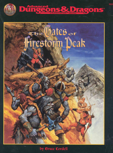 ﻿Gates of Firestorm Peak (ماجراجویی گزینه AD&D Player)